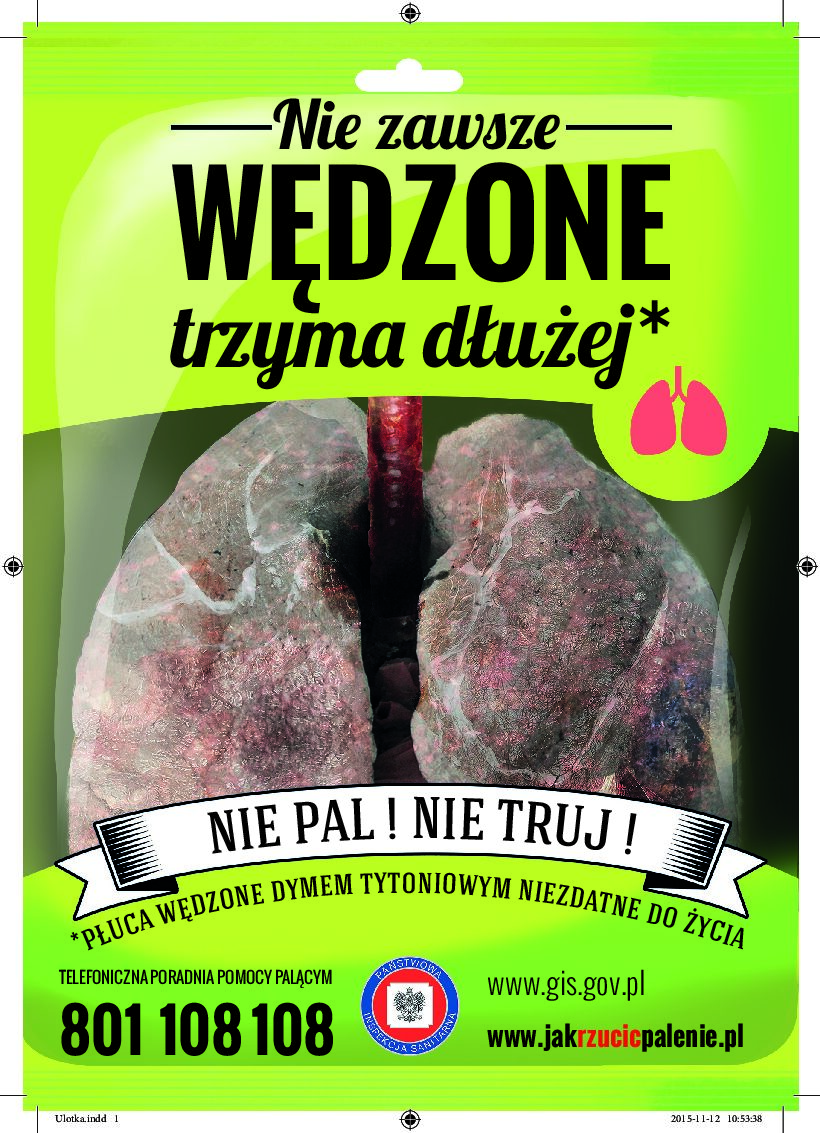 Światowy Dzień Rzucania Palenia- 17 listopada 2022 r.