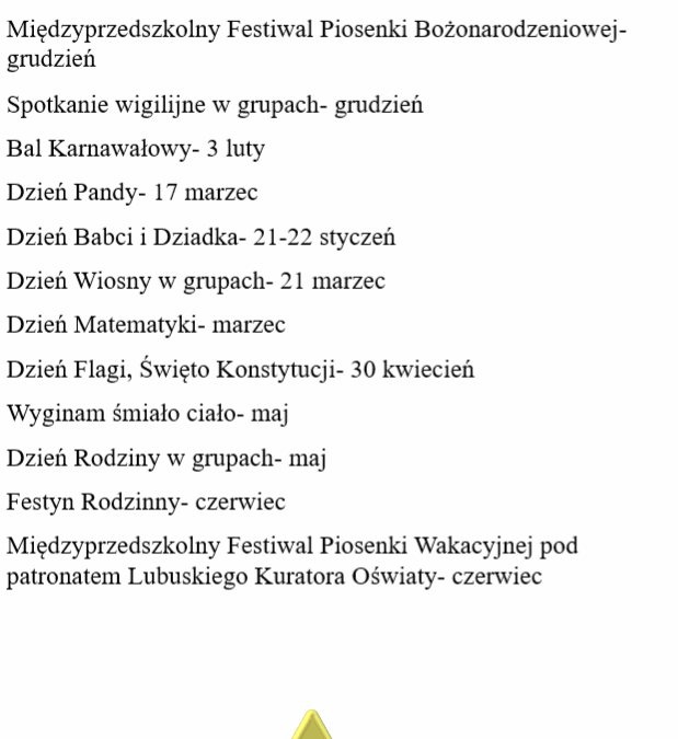 UROCZYSTOŚCI PRZEDSZKOLNE